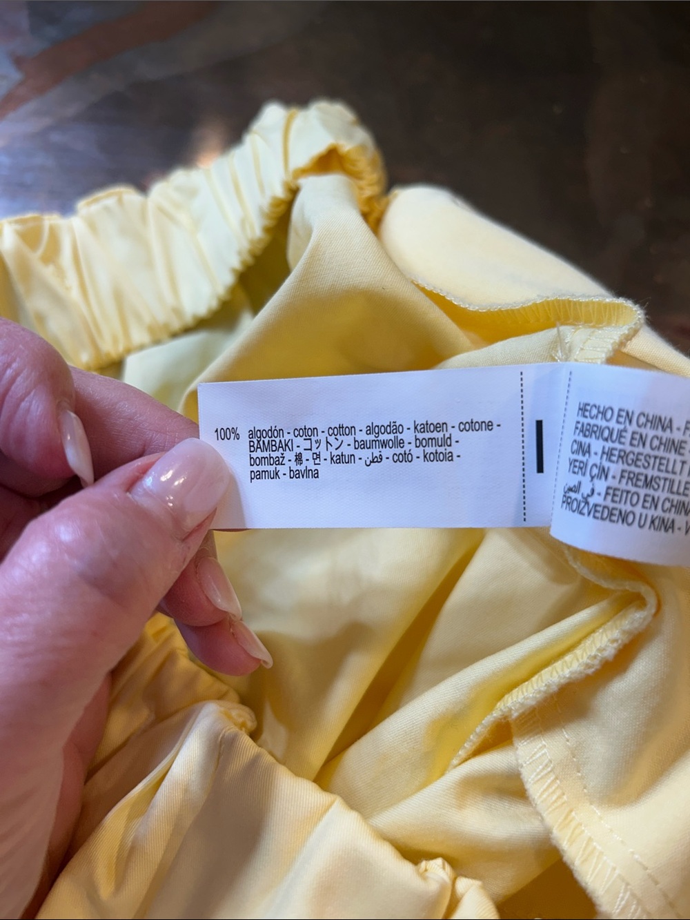 Zara Light Yellow Wide-Leg Casual Pants XS - Picture 6 of 6
